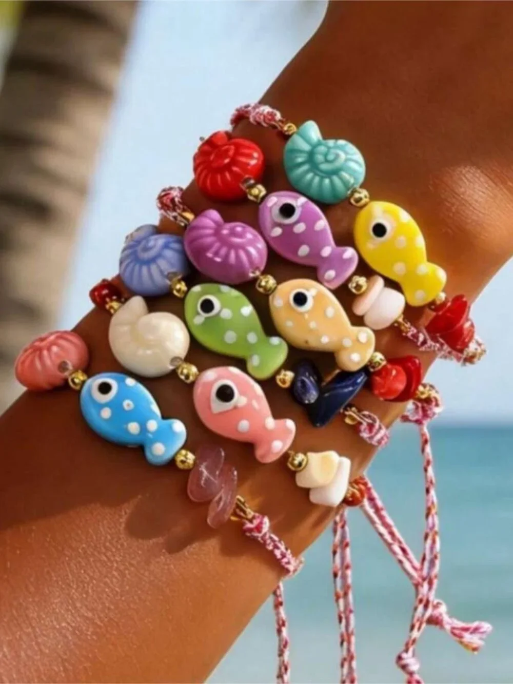 Boho fish bracelet Q1158
